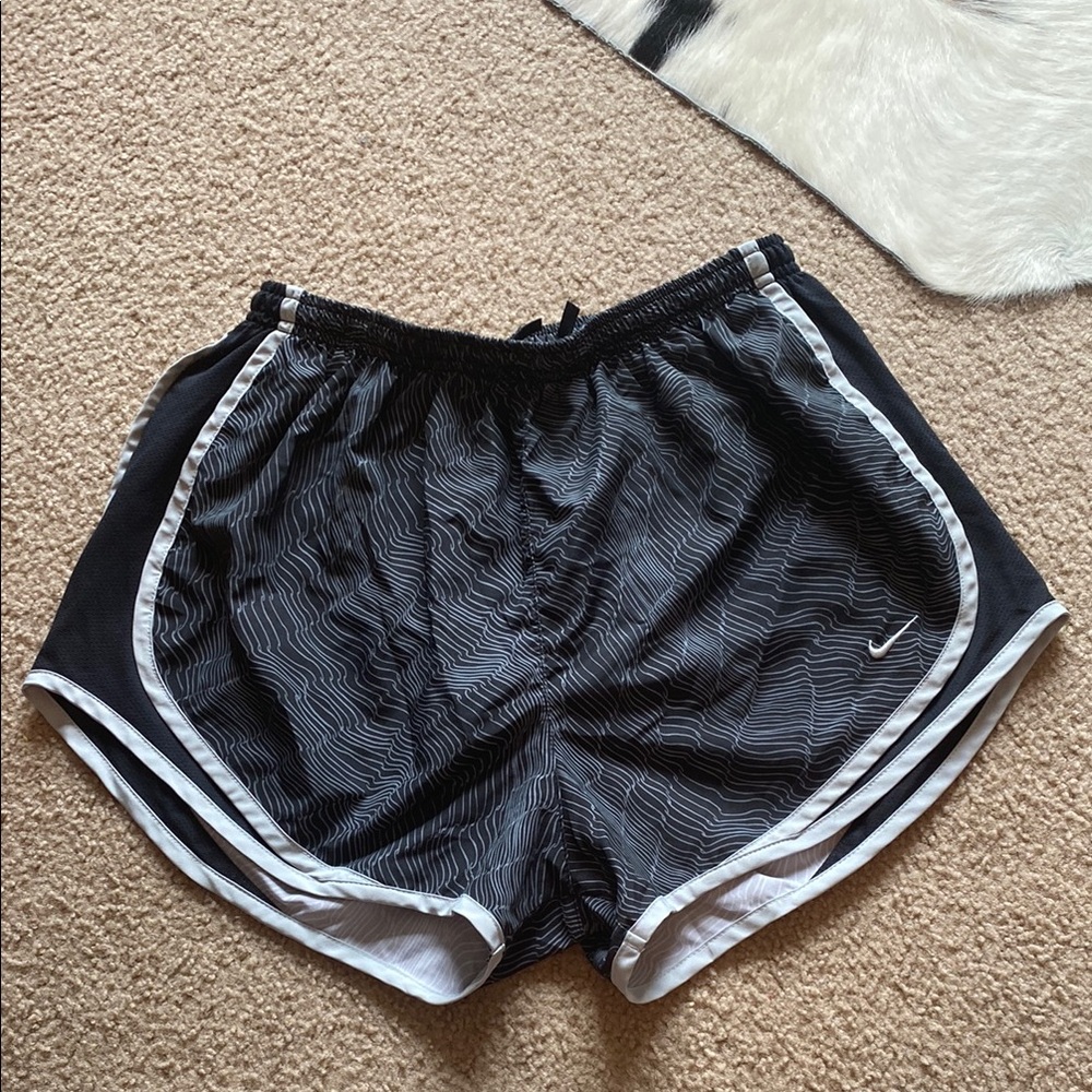 Nike Black and Gray Running Shorts